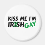 Embrassez mon homosexuel Im Magnets Pour Réfrigérateur