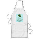 Embrassez mon tablier de shamrock