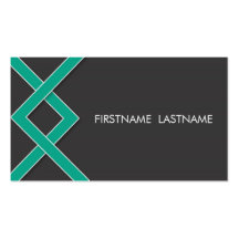 Emerald Knot Personal Networking Business Cards