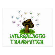 Émetteur intergalactique cartes postales