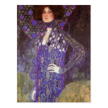 Emilie Floege par : Gustav Klimt Cartes Postales