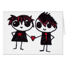 Emo dans l'amour carte