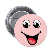 Émoticône souriante heureuse badges