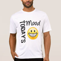 Émoticône très heureuse d'aujourd'hui d'humeur t-shirt