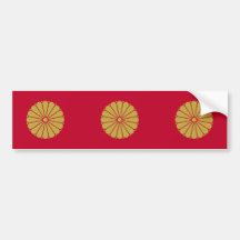 Empereur japonais, drapeau du Japon Autocollant Pour Voiture