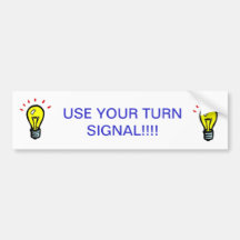 EMPLOYEZ VOTRE CLIGNOTANT ! ! ! ! AUTOCOLLANTS POUR VOITURE