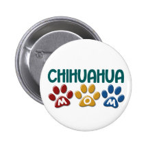 Empreinte de patte 1 de maman de CHIWAWA Badges Avec Agrafe