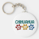 Empreinte de patte 1 de maman de CHIWAWA Porte-clef