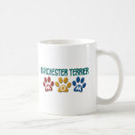 Empreinte de patte 1 de maman de MANCHESTER TERRIE Tasse À Café