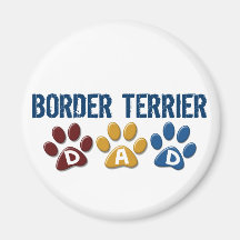 Empreinte de patte 1 de PAPA de TERRIER de FRONTIÈ Aimant