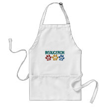 Empreinte de patte de MAMAN de BEAUCERON Tablier