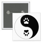 Empreinte de patte de Ying Yang Pin's Avec Agrafe