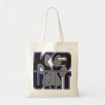Empreinte de patte d'unité de la police K9 Sacs