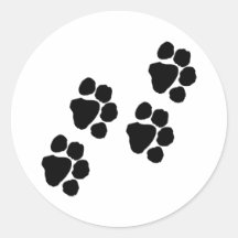 Empreintes de pattes adhésif