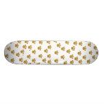 Empreintes de pattes animaux. Brown et modèle blan Plateaux De Skateboards