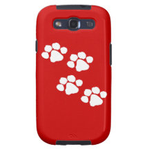 Empreintes de pattes animaux étuis samsung galaxy s3
