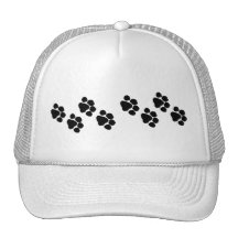 Empreintes de pattes animaux casquette de camionneur