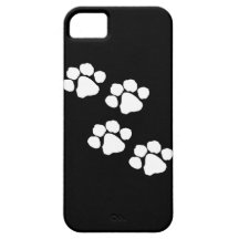 Empreintes de pattes animaux coque iPhone 5