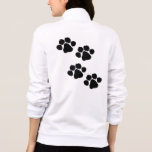 Empreintes de pattes animaux veste