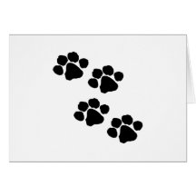 Empreintes de pattes cartes