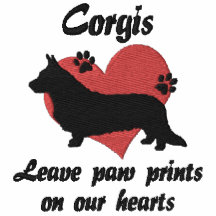 Empreintes de pattes de congé de Corgis de Gallois