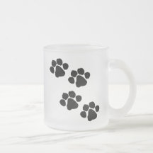Empreintes de pattes mug