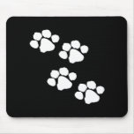Empreintes de pattes tapis de souris