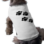 Empreintes de pattes t-shirt pour animal domestique
