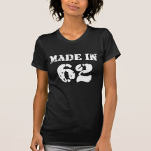En 1962 chemise faite t-shirts