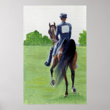 En bas du portrait de cheval de Saddlebred d'Améri Affiches