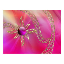 En carte postale rayonnante de splendeur