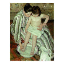 En de description : Mary Cassatt (18441926), Bath  Cartes Postales
