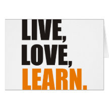 En direct, Love, Learn Cartes De Vœux
