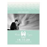 En embrassant la plage de coeurs d'amour d'hippoca cartes postales