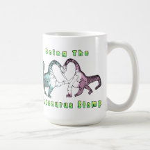 En faisant le Dinosaurus frappez du pied Mug