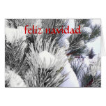 En Nieve - Noël espagnol de Feliz Navidad Caballo Carte De Vœux