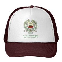 En vin est la vérité casquette