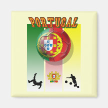 Encontra d'Arte e Futebol - Futebol Portuês Magnets Pour Réfrigérateur
