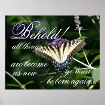Encore soutenue affiche de papillon