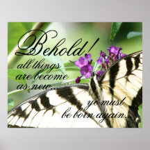Encore soutenue affiche de papillon