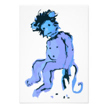 encre de singe d'emo faire-parts