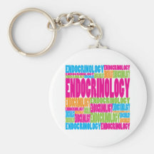 Endocrinologie colorée porte-clefs