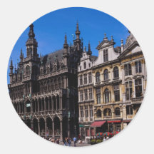 Endroit grand, Bruxelles, Belgique Adhésifs Ronds