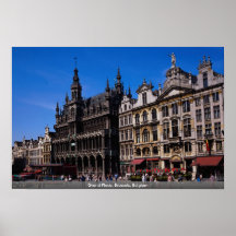 Endroit grand, Bruxelles, Belgique Posters