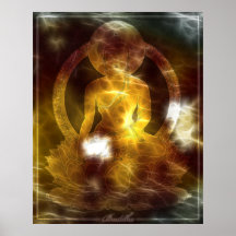 Énergie 4 de Bouddha Affiche