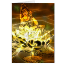 Énergie de Guan Yin Cartes De Vœux
