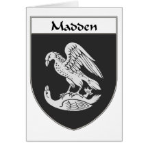 Énervez le manteau des bras/de crête de famille carte de vœux
