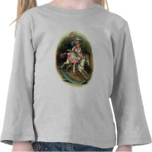Enfant de cheval de basculage t-shirts