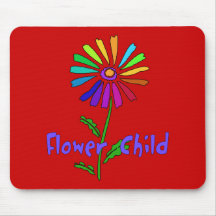 Enfant de fleur tapis de souris