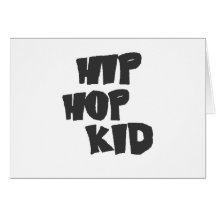 Enfant de hip hop carte de vœux